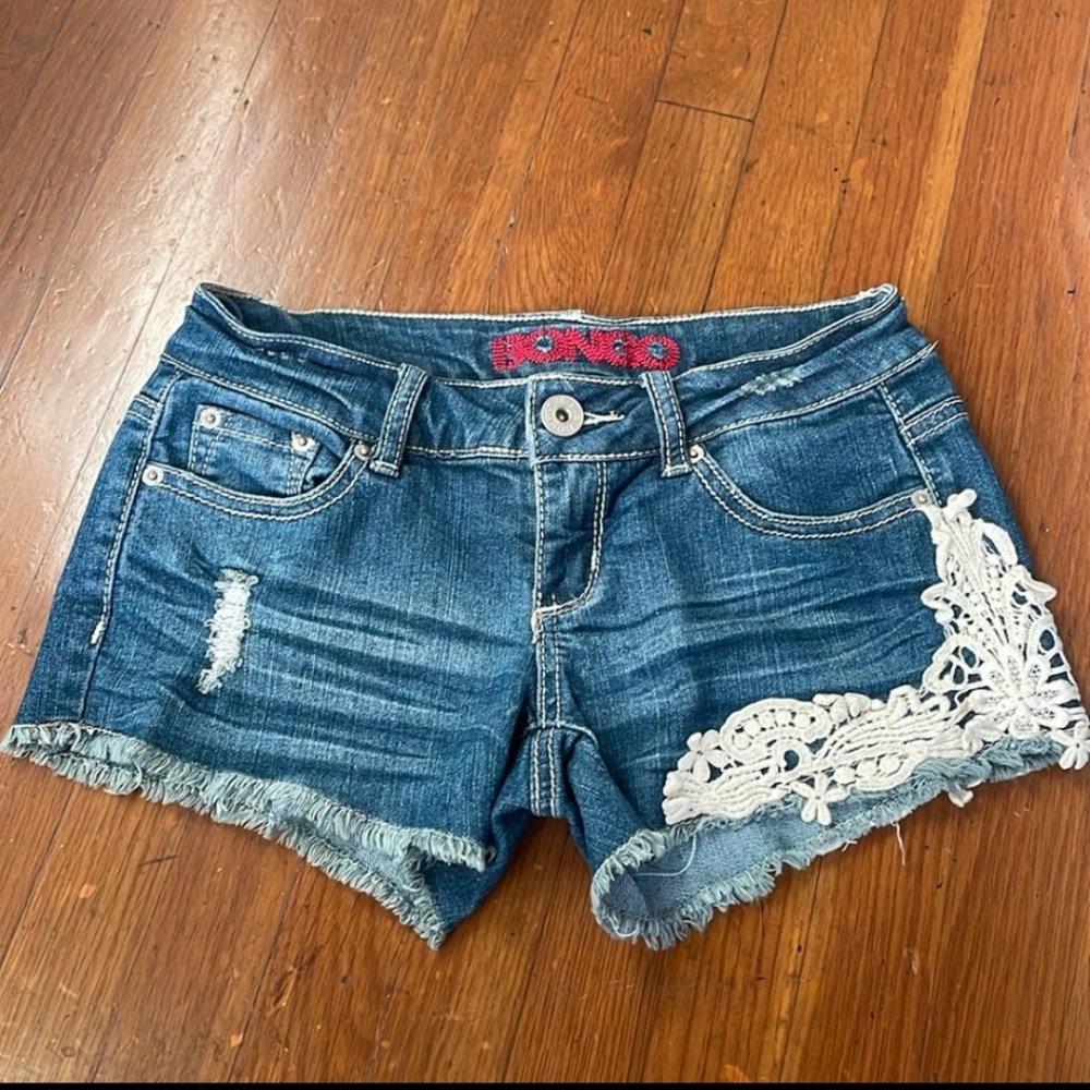 Jean shorts, BONGO, size 0